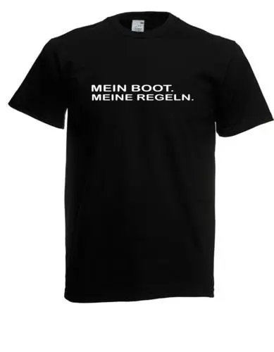 Herren T-Shirt l Mein Boot - Meine Regeln, Fairwear l Größe bis 5XL