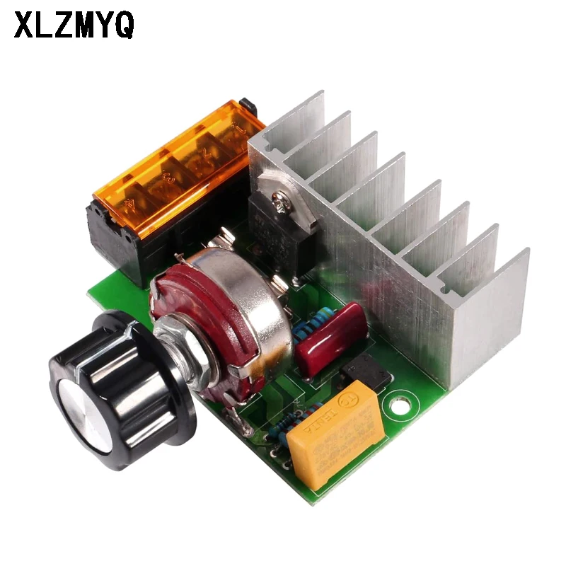 4000W 220V AC SCR Adjustable Motor Speed Controller Control Module Dimming Dimmers Voltage Regulator Thermostat For Arduino