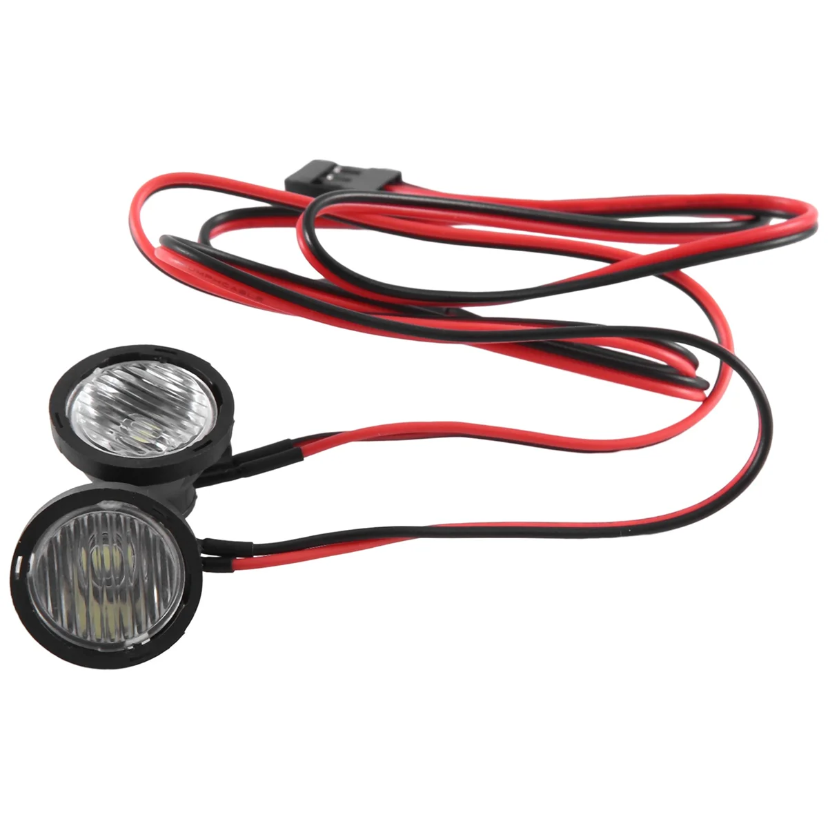 BAAA-2 szt. Światła LED jasne reflektory reflektor dla 1/10 zdalnie sterowany samochód gąsienicowy TRX4 TRX6 Axial SCX10 90046 Wraith RR10 VS4-10