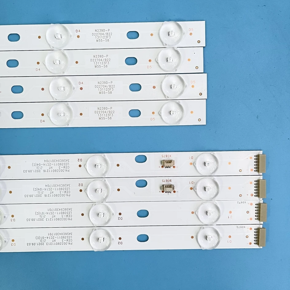 8 Uds. HA Condoto LE STRISCE LED39D11-ZC14-01 (C) LED39D11-ZC14-02 (C) LED39D11-ZC14-03 (C) LED39D11-ZC14-04 (C) v390HJ1-P02 (C) PLE-