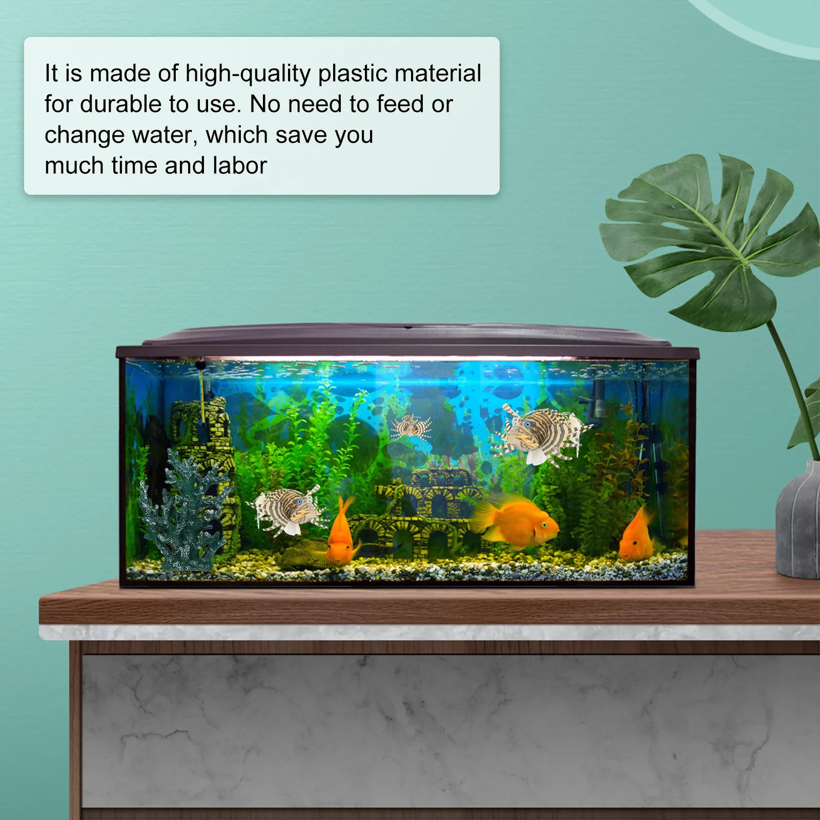 1 ชิ้น ของตกแต่งตู้ปลาซิลิโคนร - Fish Aquarium Home บทวิจารณ์และราคา