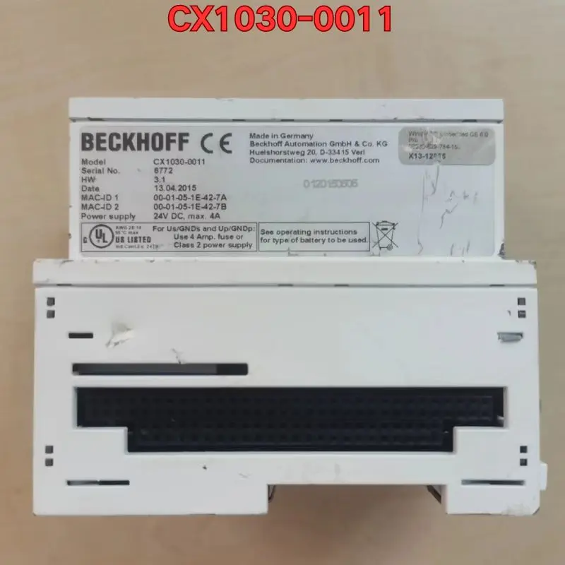 Second-hand disassembled module CX1030-0011 is in good condition Latest quotation as of June 2026