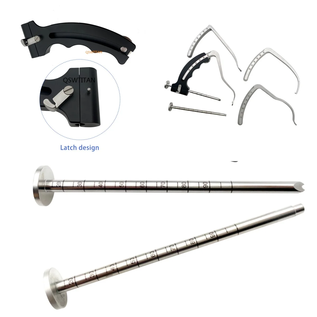 Precision Adjustable C-Type Drill Guide Sight - Autoclavable Orthopedic Instrument for Tibia, Femoral & Joint Procedures