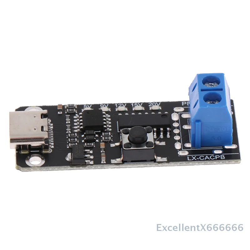 100W 5A High-Speed Type-C USB C Fast Charging Board QC PD Power Delivery Boost Module for Quick Charger Decoy Trigger - Image 6