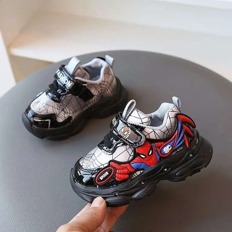 

2025 Kids Leather Sneakers, Soft Sole Running Shoes for Boys & Toddlers