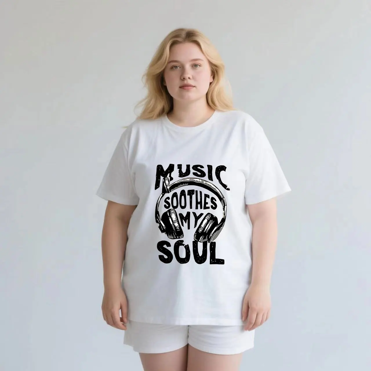 

plus size Ladies' casual short sleeved T-shirt