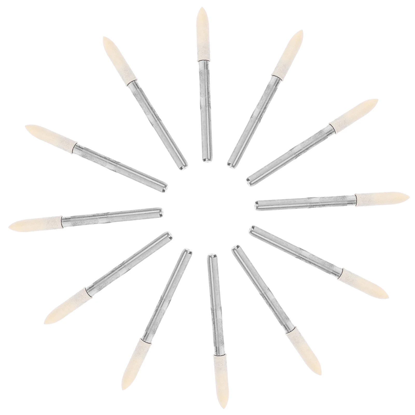 

12Pcs 3Mm Wool Polishing Tools Watch Polish Jewelry Polisher Accessories Versatile Design Easy to Install Felt for Polishing