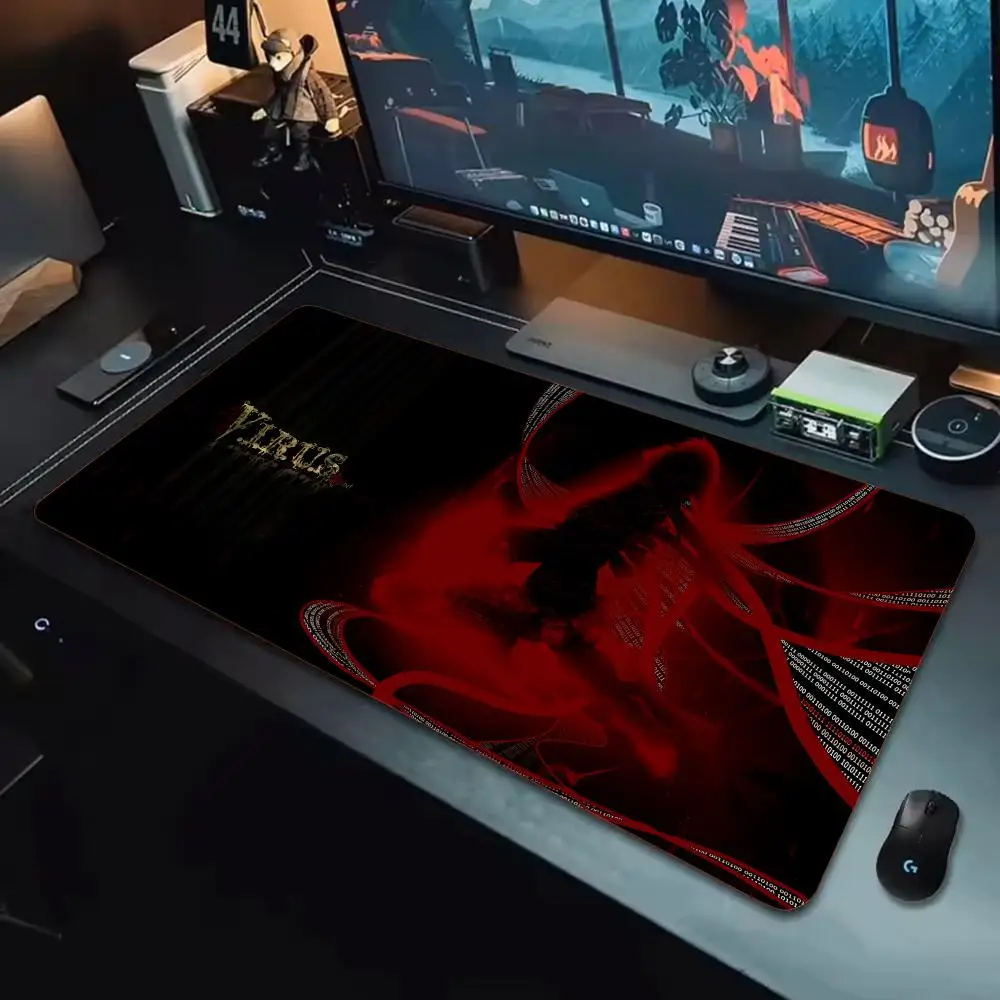 

Game Ghost In The Shell Mouse Pad Keyboard Desk Mats, Kawai Rubber, Non-Slip Desk Mat, XXL90x40cm