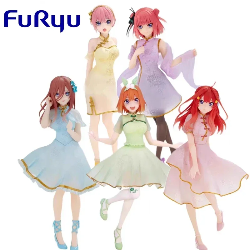 FURYU Genuine The Quintessential Quintuplets China Princess Nakano Ichika Nino Miku Yotsuba Anime Action Figures Toys Gift Model