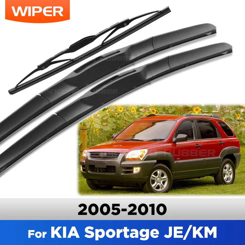 

For KIA Sportage JE / KM 2005-2010 2006 2007 2008 2009 Wiper Front & Rear Wiper Blades Windshield Windscreen Window 24"+16"+13"
