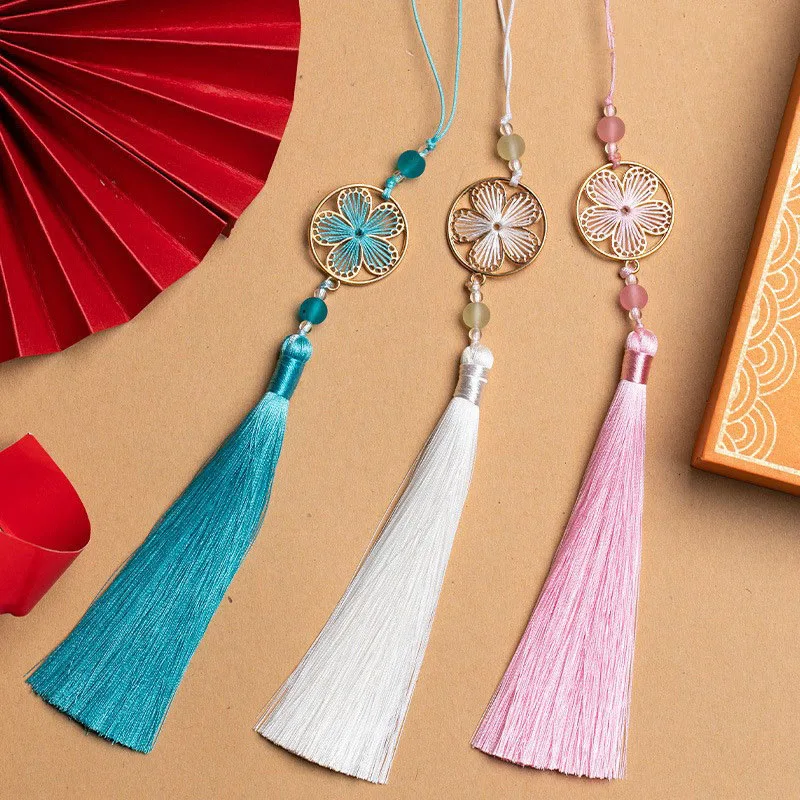 2–10 Stück chinesische klassische Quasten, zarte Quastenanhänger im ethnischen Stil für DIY-Schmuckherstellung, Zubehör und Ornamente – Detail 6