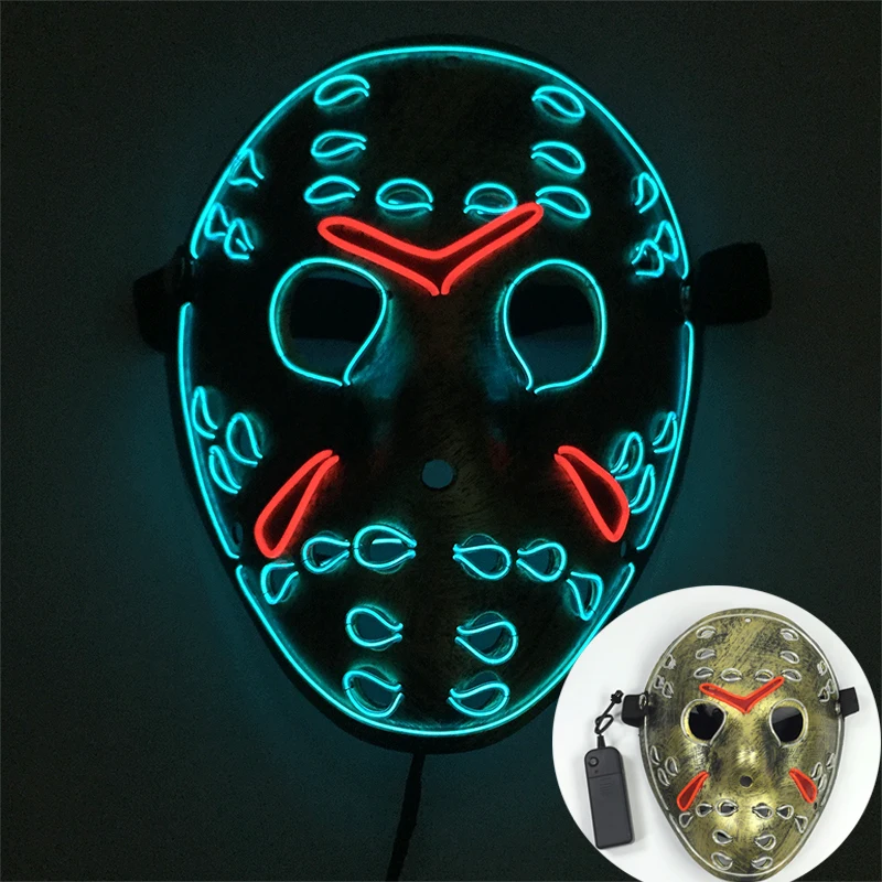 할로윈 프레디 VS 제이슨 마스크 하키 마스크 코스프레 영화 테마 용품 남여 풀 페이스 마스크 카니발 소품