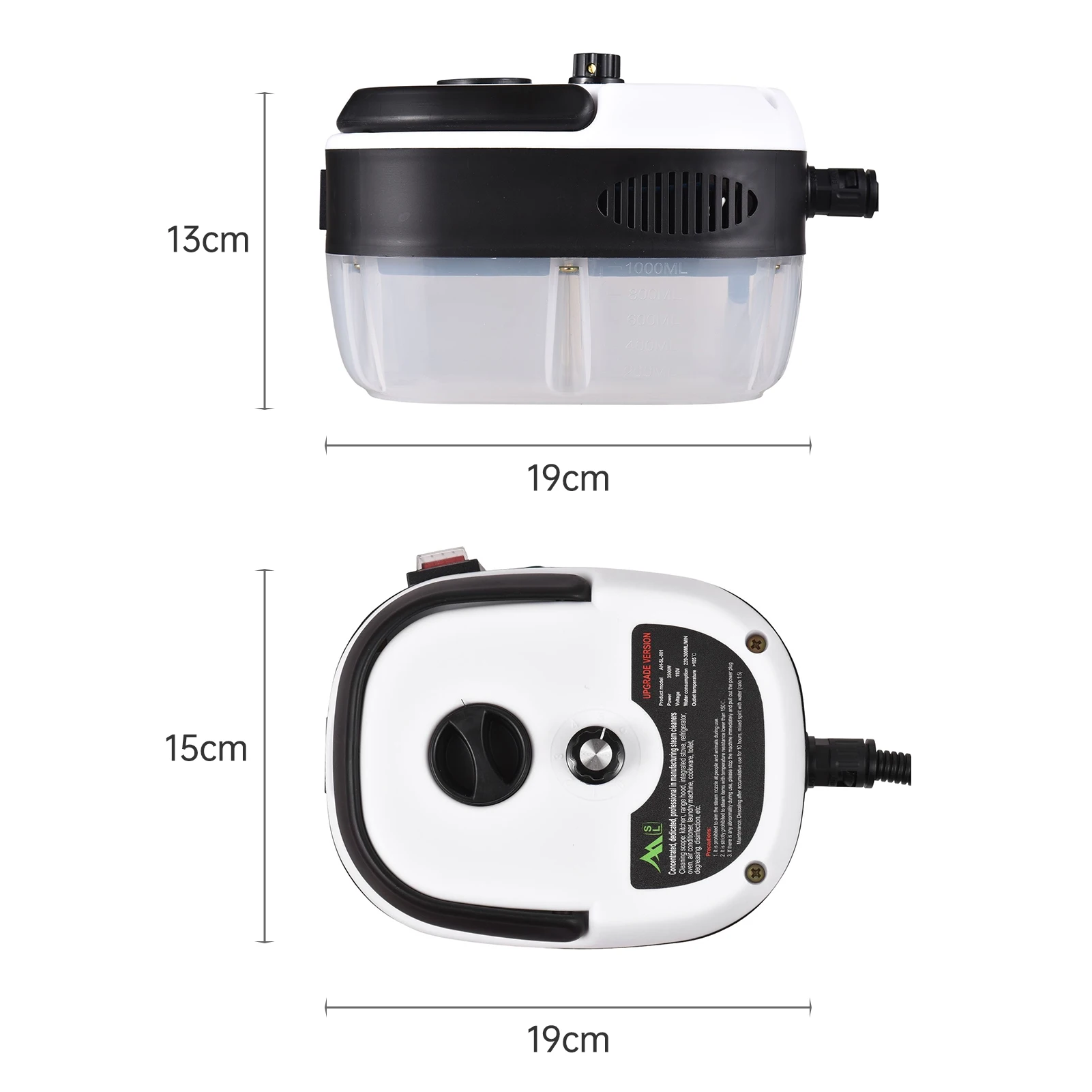 Multifunctional High Pressure Steam Cleaner Portable Handheld 3500W High Temperature Steam Cleaning Machine 6-gear Adjustment