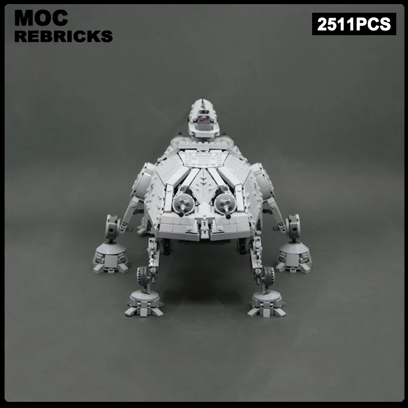 Space War Series Republic hexapod Robot ATTE MOC Building Block Assembly Model BricksToys Children\'s Christmas Gif