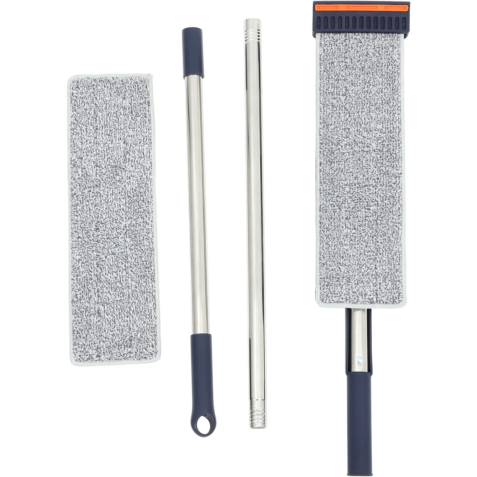 

Quick Mop 36cm Blue Cotton Flat Head Wet Dry Reusable Pads Dust Remover Wall Floor Cleaner Under Furniture Home Cleaning Tool