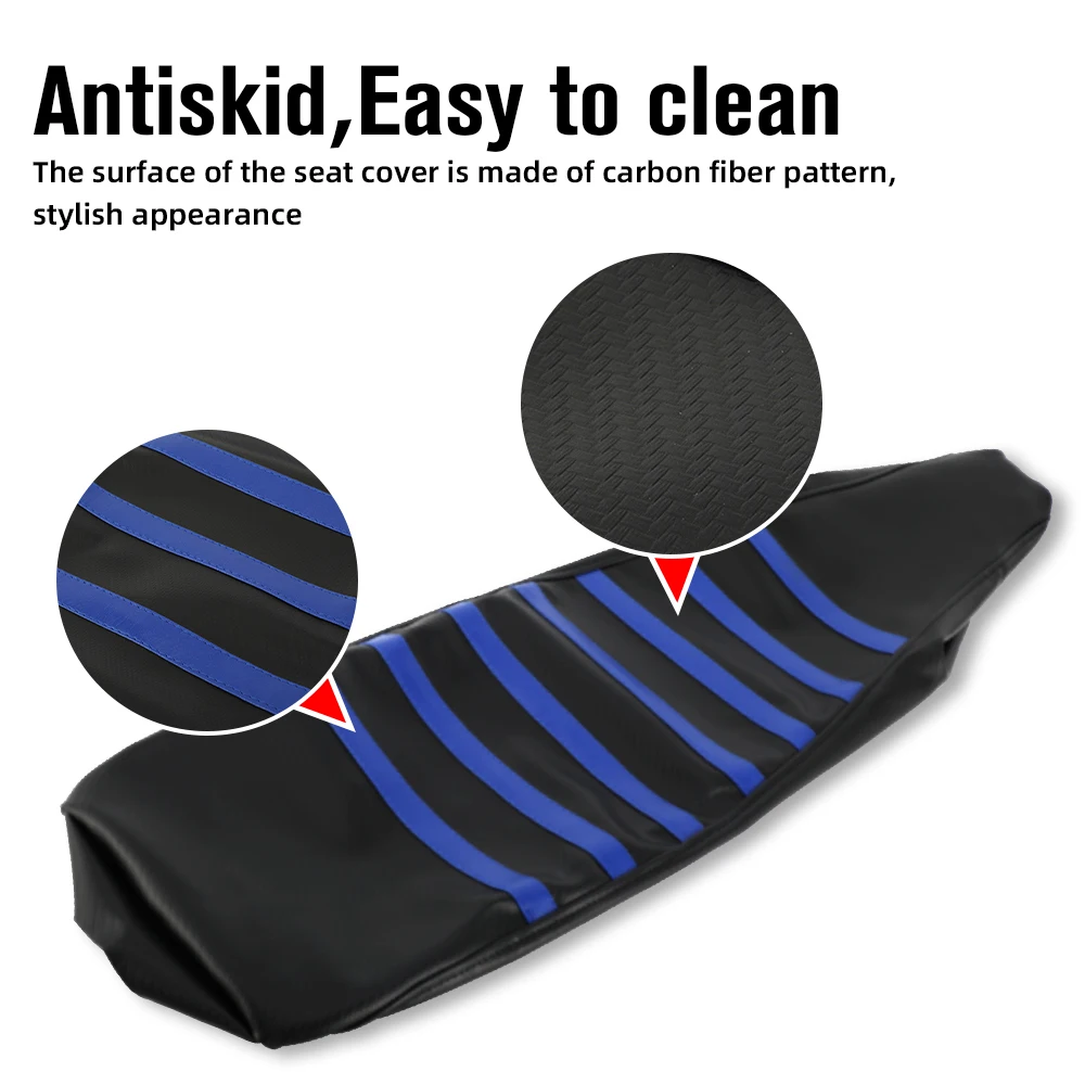 Funda de asiento ATV impermeable antideslizante transpirable contra el desgaste para YAMAHA RAPTOR 660 RAPTOR 660R 2001-2005 motocicleta todoterreno bicicleta