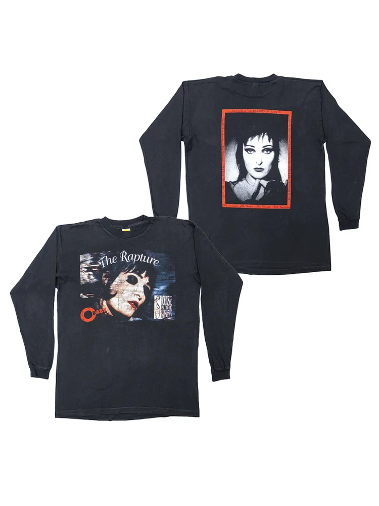 

Футболка унисекс с длинными рукавами Siouxsie And the Banshees Punk Rock Band, из чистого хлопка, дышащая, впитывающая пот, удобная посадка