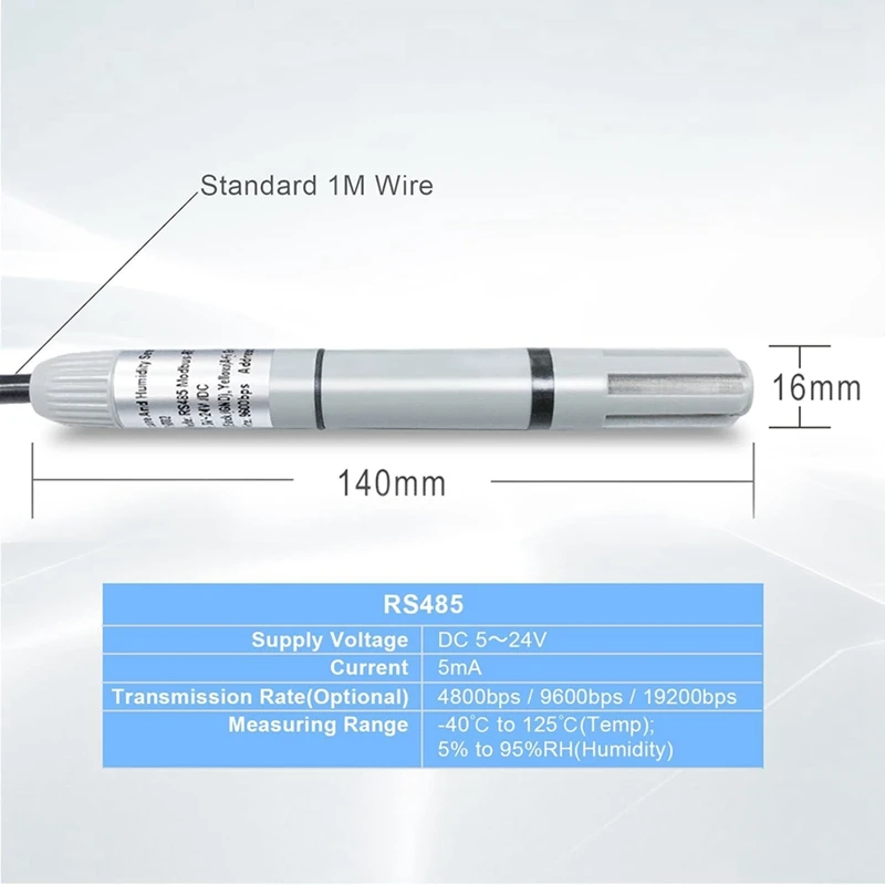 A14F-RS485 Temperature And Humidity Transmitter Duct Transmitter Integrated Temperature And Humidity Transmitter