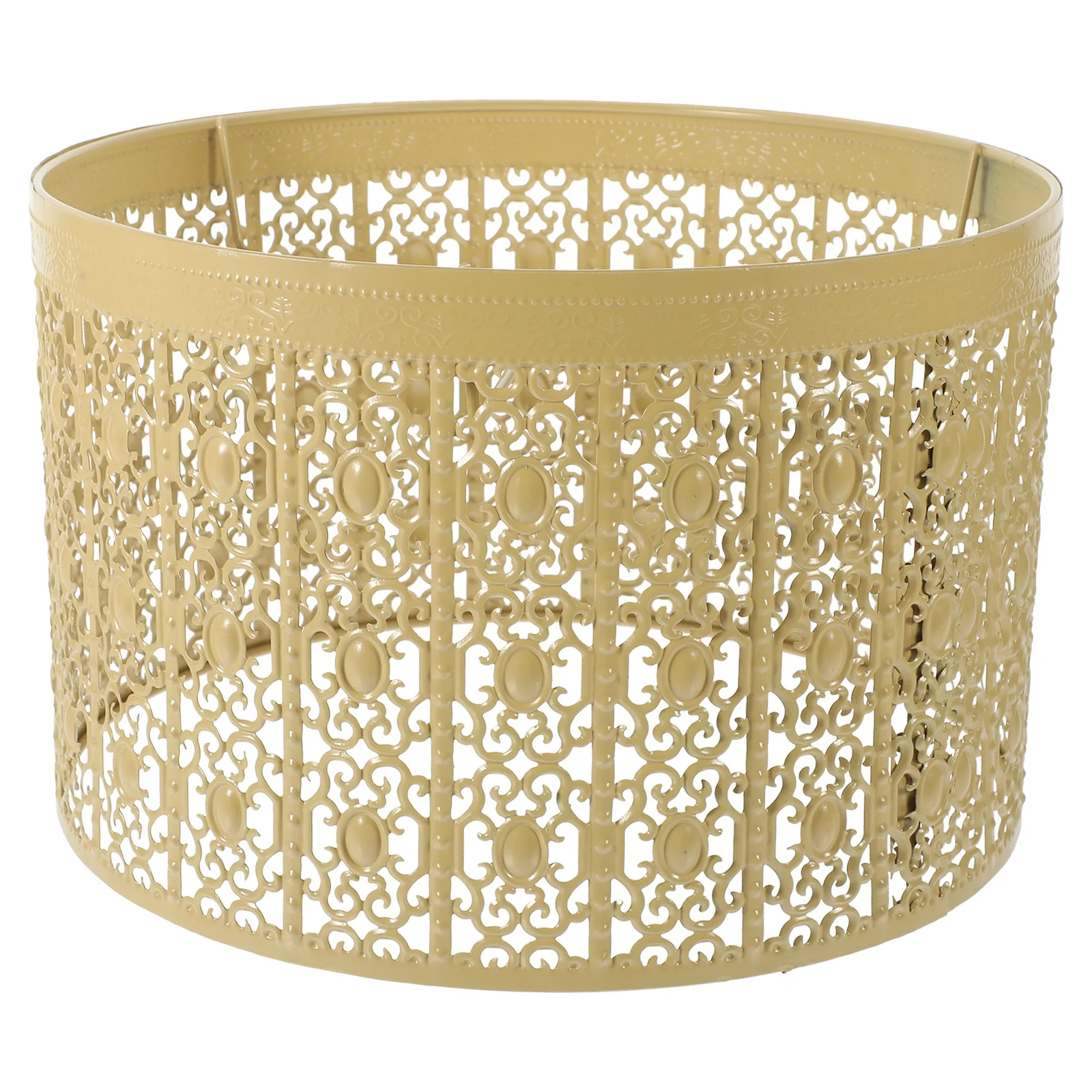 

Iron Hollow Metal Lampshade Small Table Lamp Replacement Lampshade Decorative Light Cover for Desk Lamp Light Covers