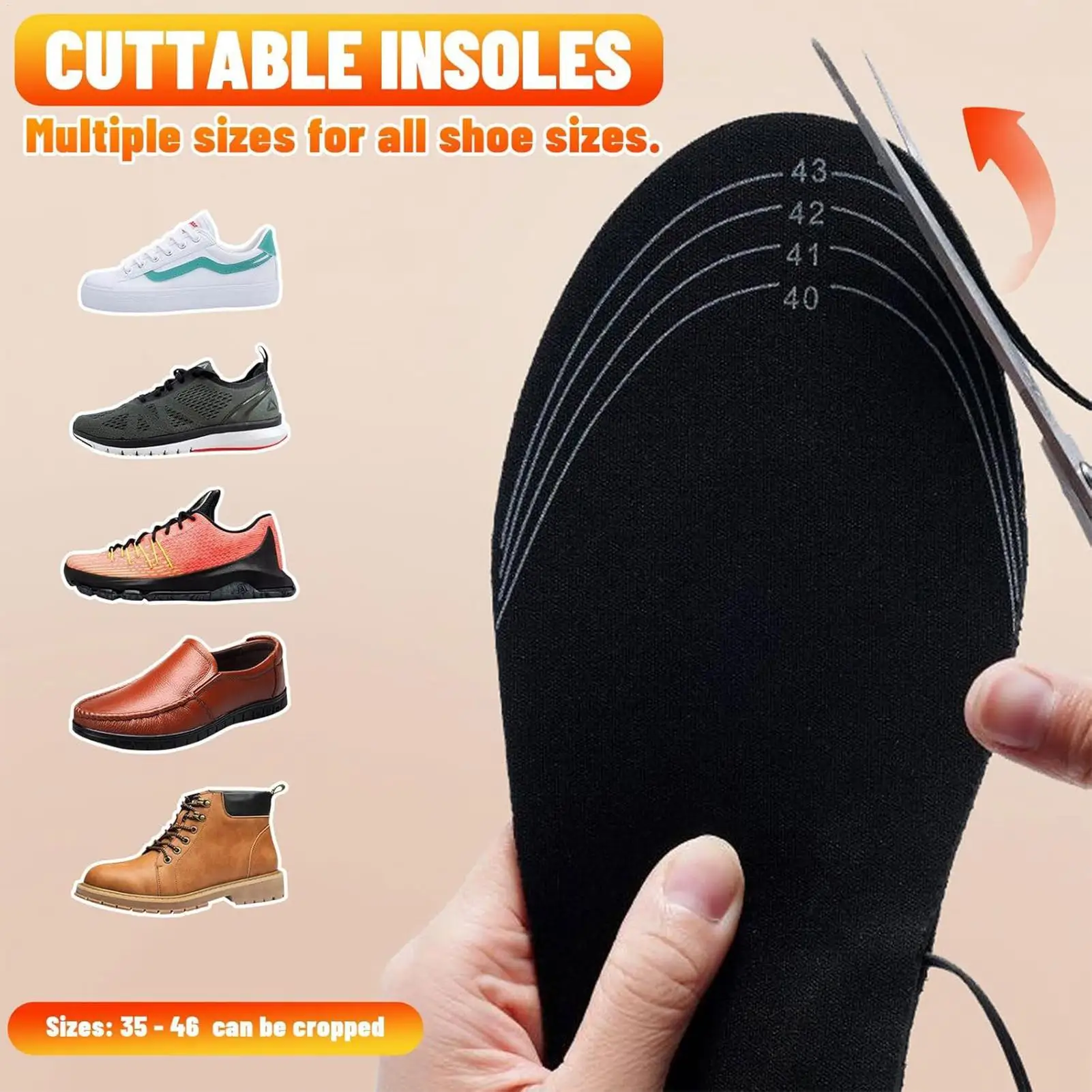 

Грелки для ног, стельки с подогревом, дышащий инструмент, 3-ступенчатые теплые термостельки для ног для мужчин и женщин, семейные путешествия, офис, дом, в помещении