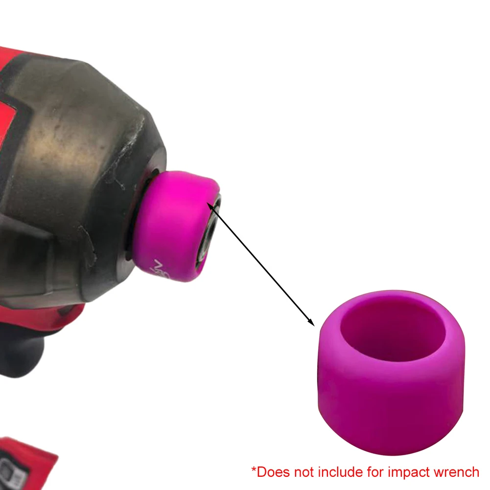 2pcs/set For Impact Driver Head Protective Cover Sleeve For 1/4 Inch Hex Driver Bits For Power Tools Accessories