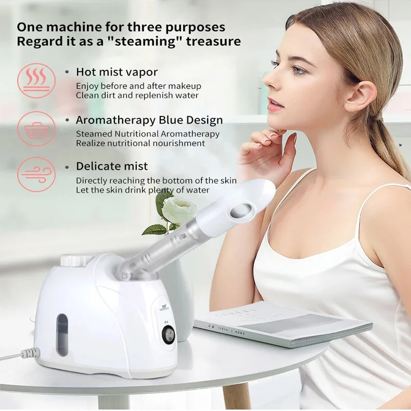 Facial nano ozone spray face steamer Skin Care gentle humidifier Facial beauty spa moisturizing face steamer