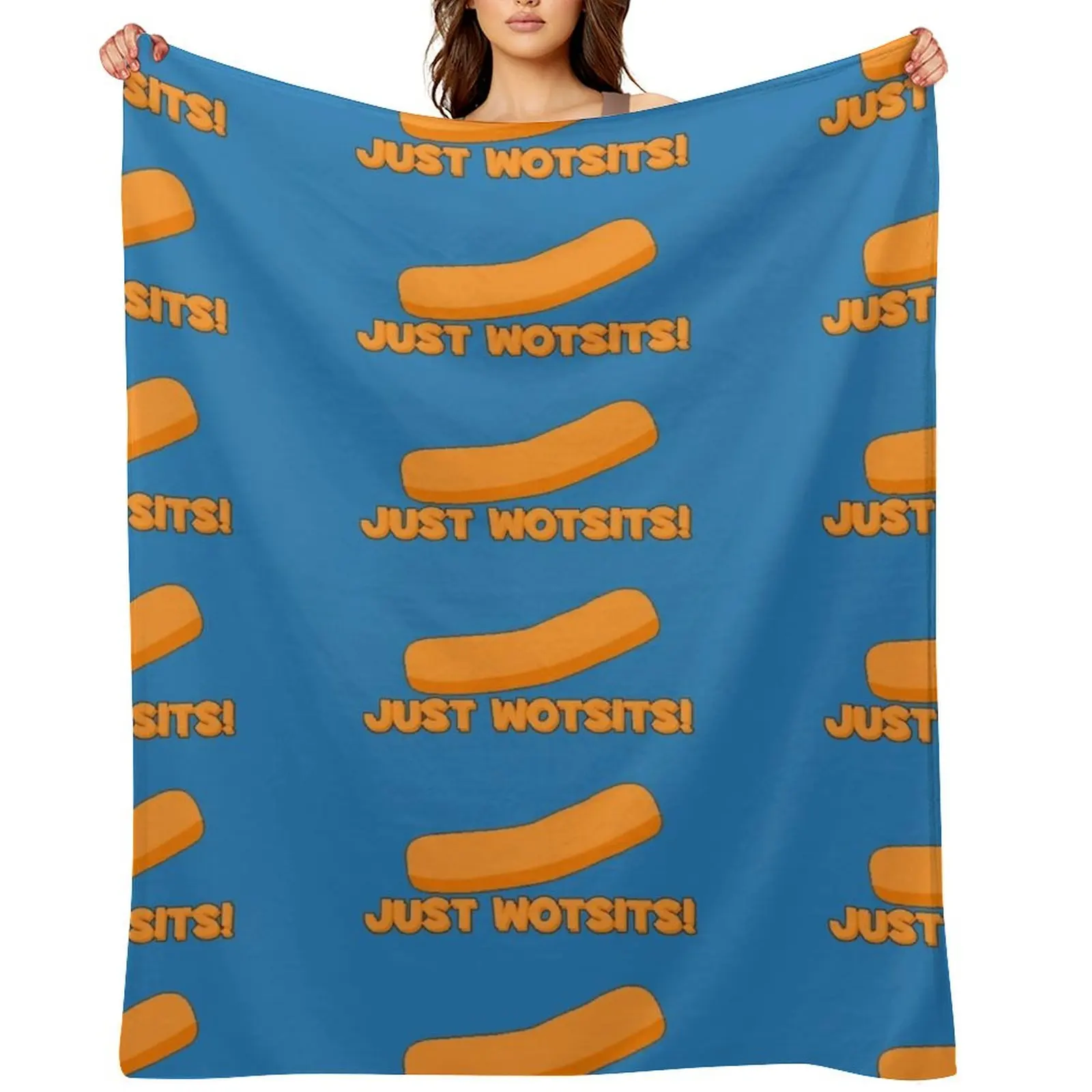 

Just Wotsits! Throw Blanket Sofa Plush for winter decorative Blankets