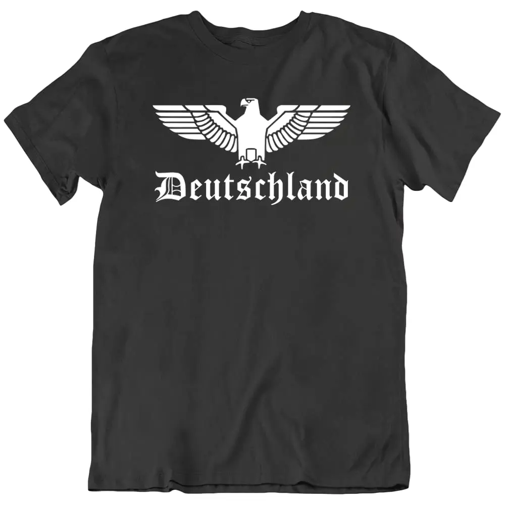 Deutschland German Eagle Germany Berlin Soccer Football Army T Shirt Gift NewHigh Quality Animation PatternAnime Graphic T-shirt