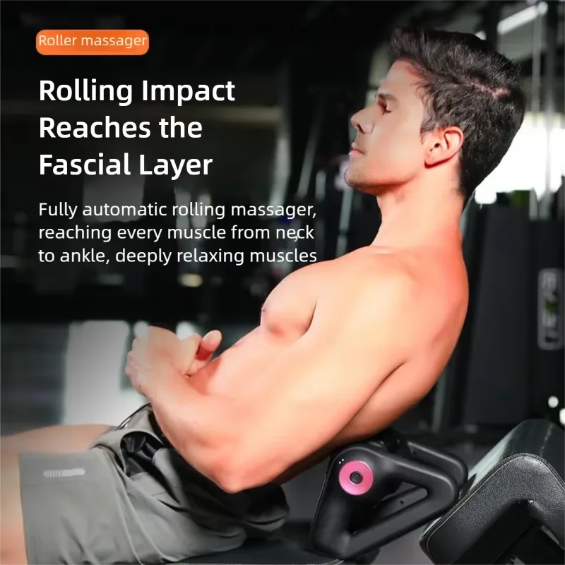 Multifunctional Electric Massage Shaft Whole Body Muscle Relaxation Roller Massager Fully Automatic Rolling Massager Yoga Column