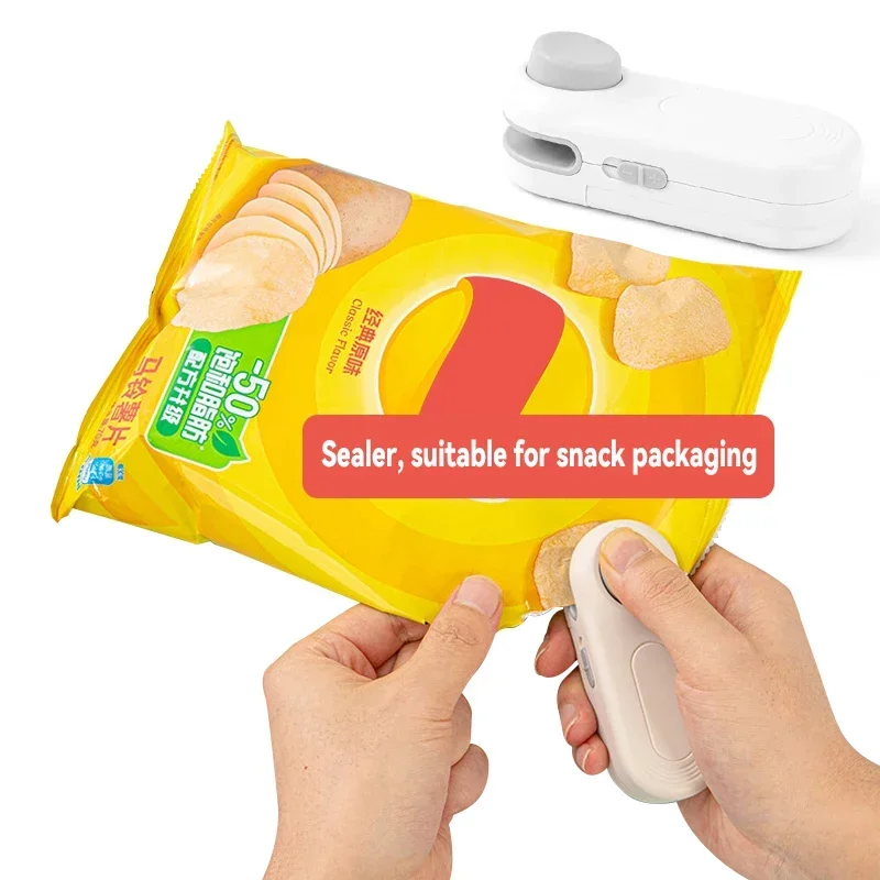 Mini sealing machine Small household plastic sealing machine snack moisture-proof hand pressure plastic bag sealing machine