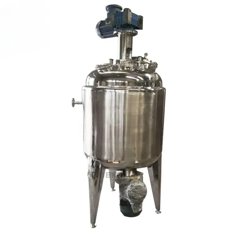 Best Price Electric Steam Heating Mixer Liquid Emulsifying Homogenizer Tank Jacketed Stainless Steel Mixing Tank with Agitator H