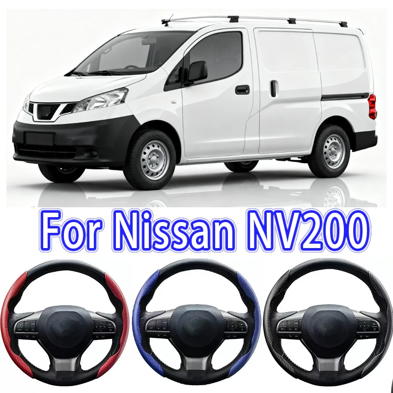 

For Nissan NV200 Car Steering Wheel Cover 38CM Anti-Slip Suede Steering Wheel Cover Auto Decoration Accessory