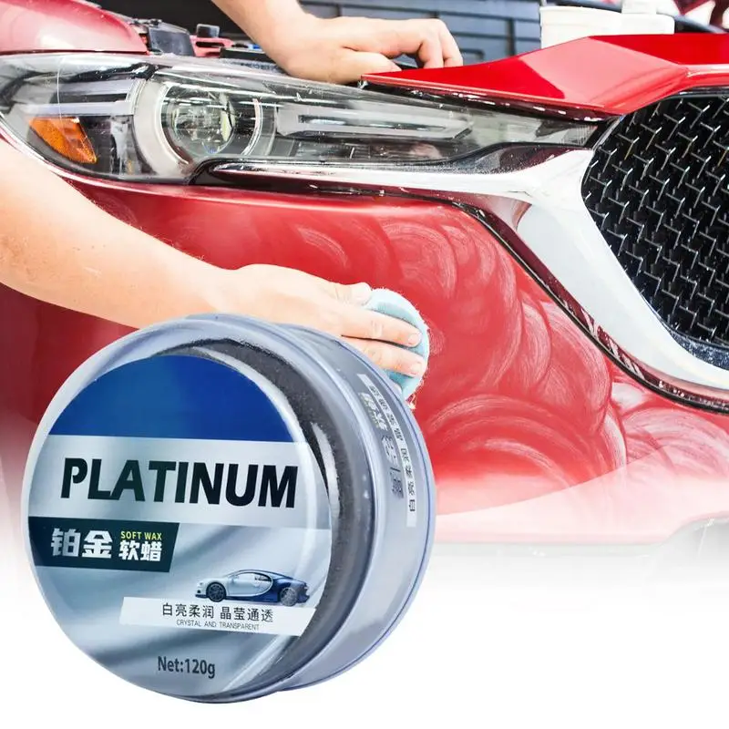 

120g Car Exterior Polish Wax Long-Lasting Car Paint Palm Wax Car Exterior Paint Maintenance For SUVs RVs Sedans Minivans