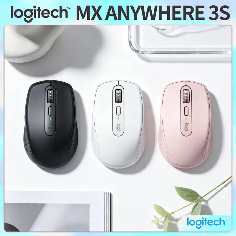 

Wireless MX Anywhere 3S - Darkfield 8K DPI, Hyper-Scroll, USB-C Charge, Great for Freelance Gig & Business Travel