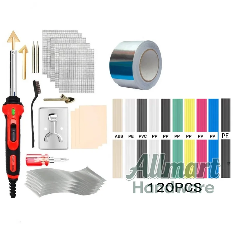 

Сварочный аппарат для ремонта автомобильных бамперов 110В/220В, инструмент для выравнивания пластика, профессиональный набор для ремонта и пайки.