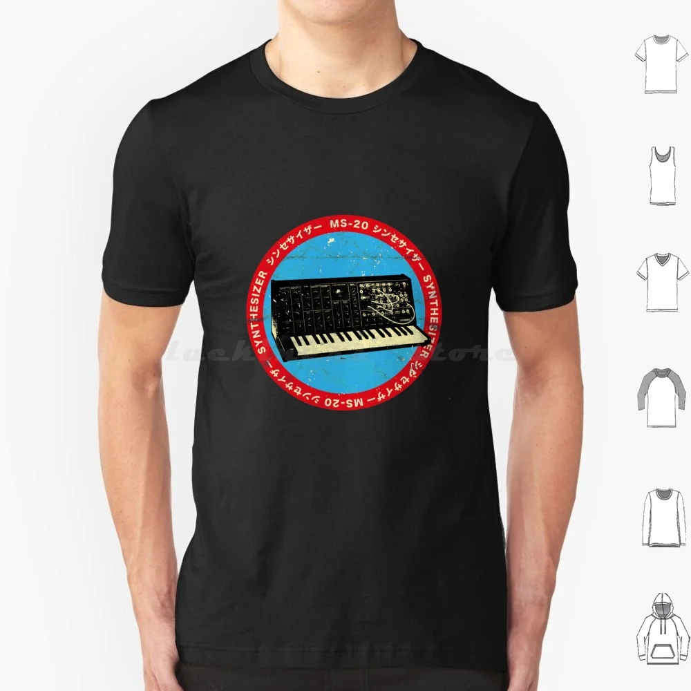 Vintage-20 Synthesizer Analog-Japan Synth Nerd Graphic T Shirt Men Women Kids 6xl Synthesizer Release Keyboard Electronic