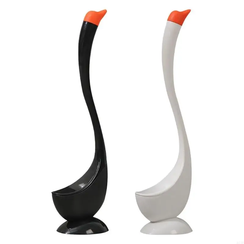 

Space Saving Toilet Brush Plunger set Ergonomic for Small Bathroom Storage 203F