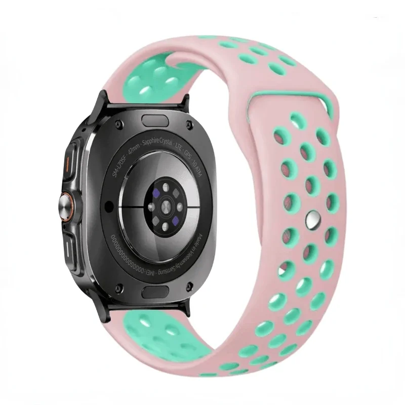 حزام سيليكون لساعة سامسونج جالاكسي الترا 2025 47 ملم سوار رياضي لساعة سامسونج جالاكسي 8 40 ملم 44 ملم 8 كلاسيك 46 ملم