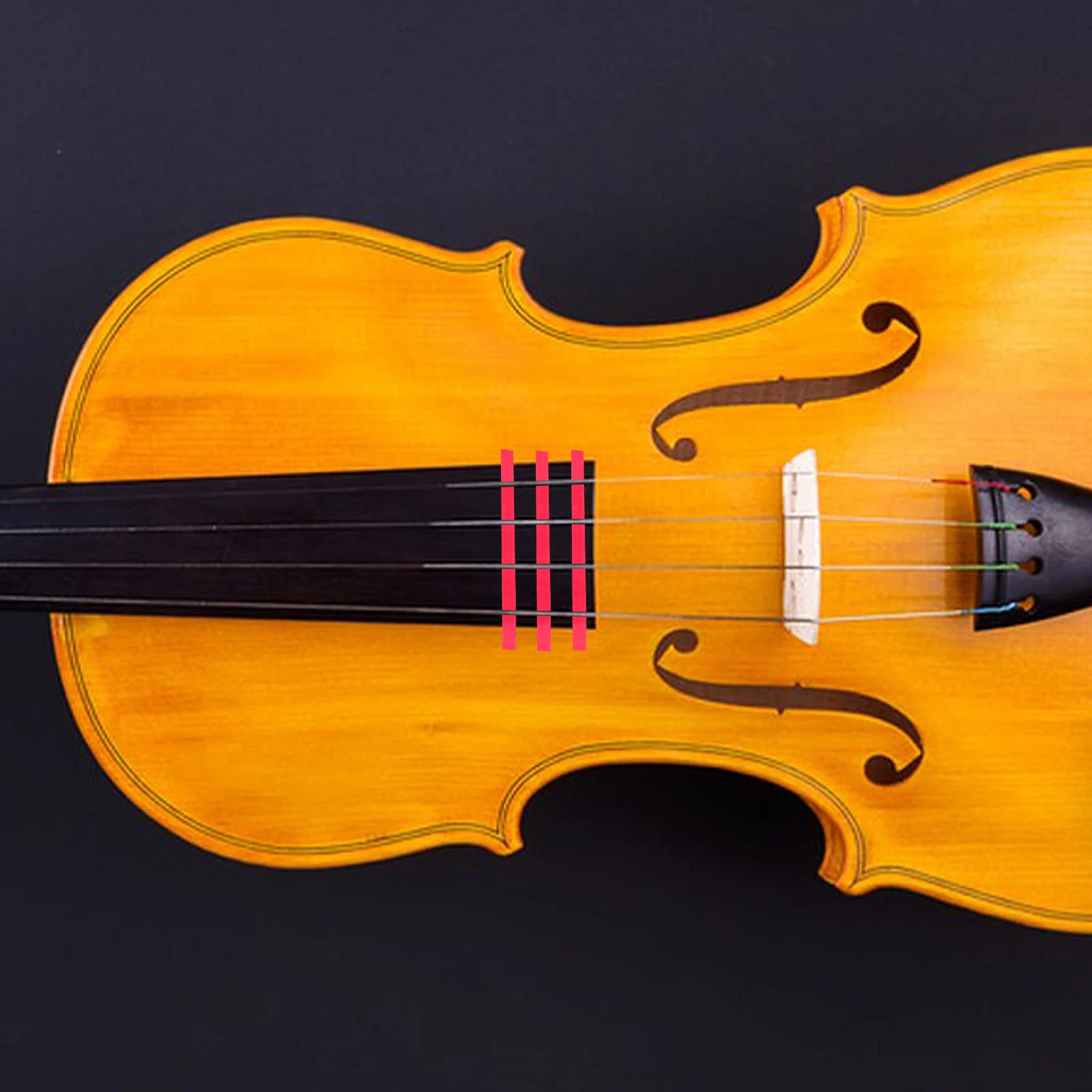 

2 Rolls Violin Stickers Cello Fingerboard Tape Beginner Guide for Accessories Beginners Grip