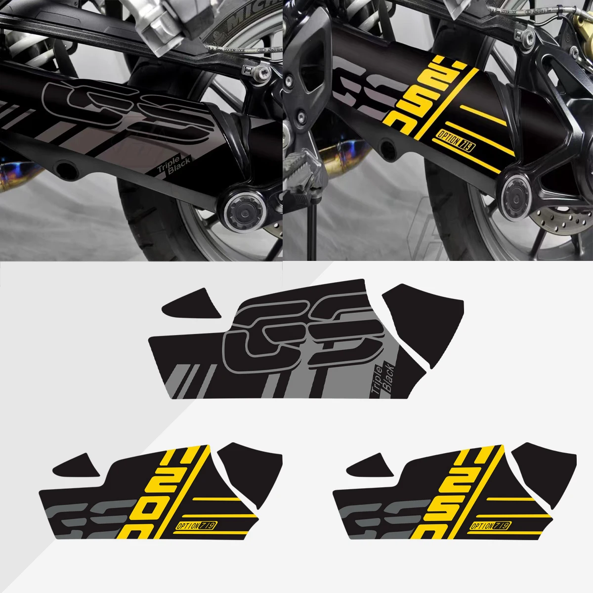 

For BMW R1200 GS/GSA 2013-2018 R1250 GS/GSA 2019-2021 Swingarm Motorcycle Decal