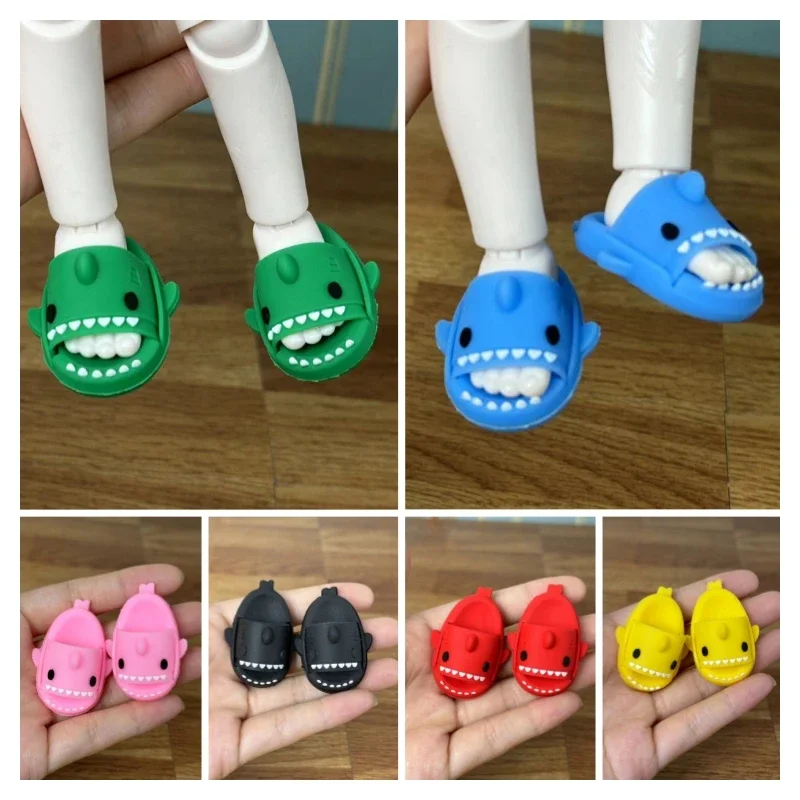 Fashion 4.5x3x2.2cm Cute 30cm Doll Shoes Slippers 1/6 Bjd Doll Shoes Toys  Accessories