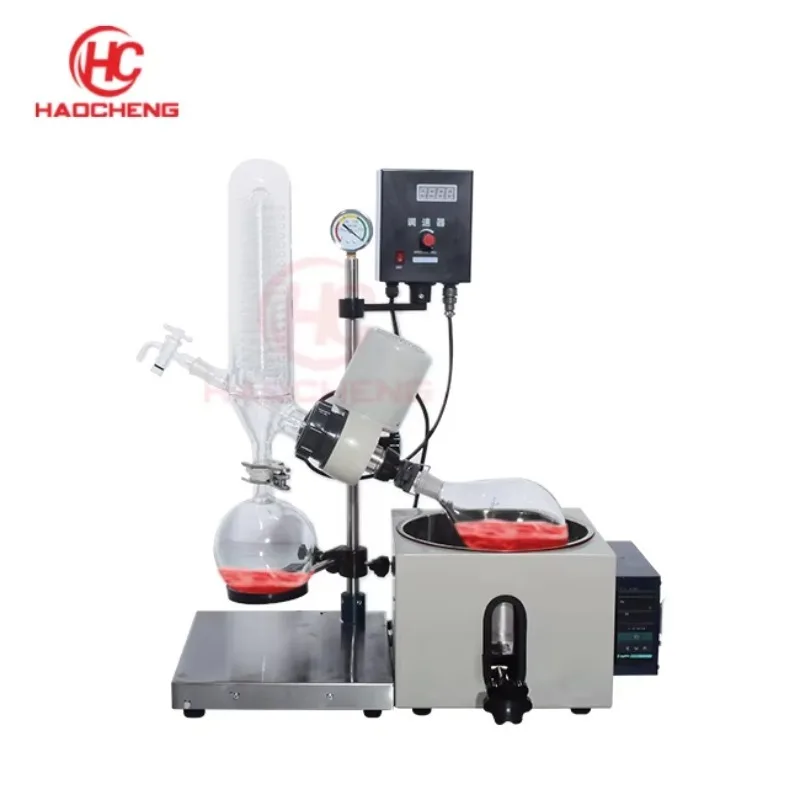 Laboratory Essential Oil Extraction Distiller 5l 1L 2L Rotary Evaporator