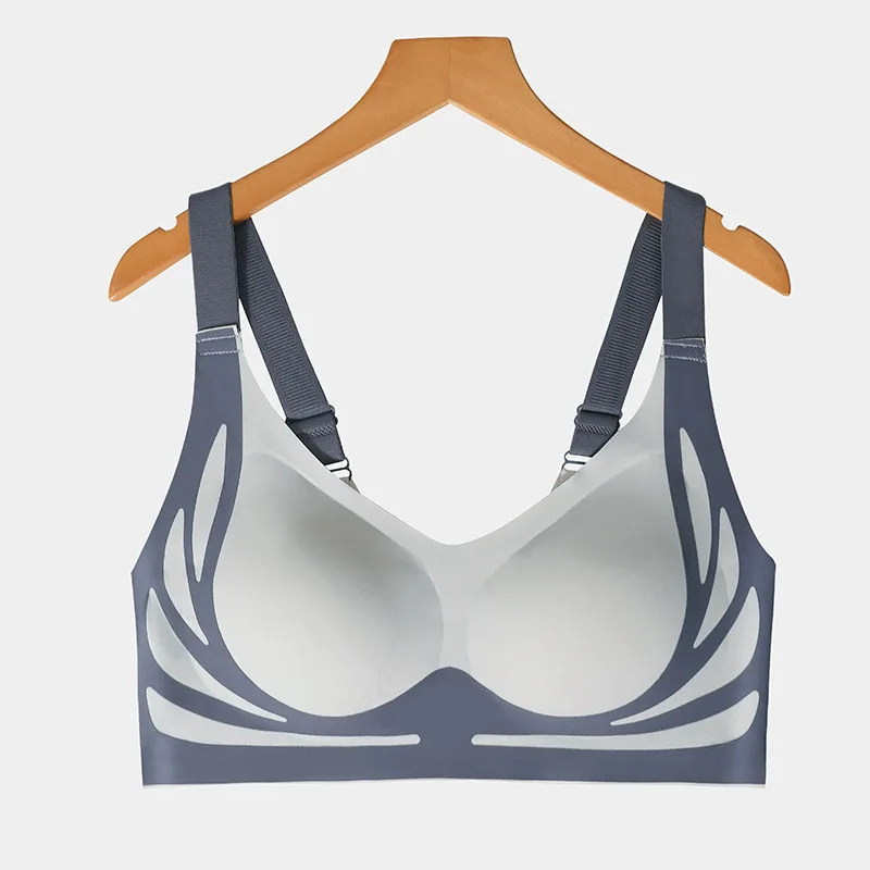 Plus Size Super Gather Push Up Bras Women Soft Support Seamless Underwear Female Full Cup Lift-Up Bras No Steel Sleepwear