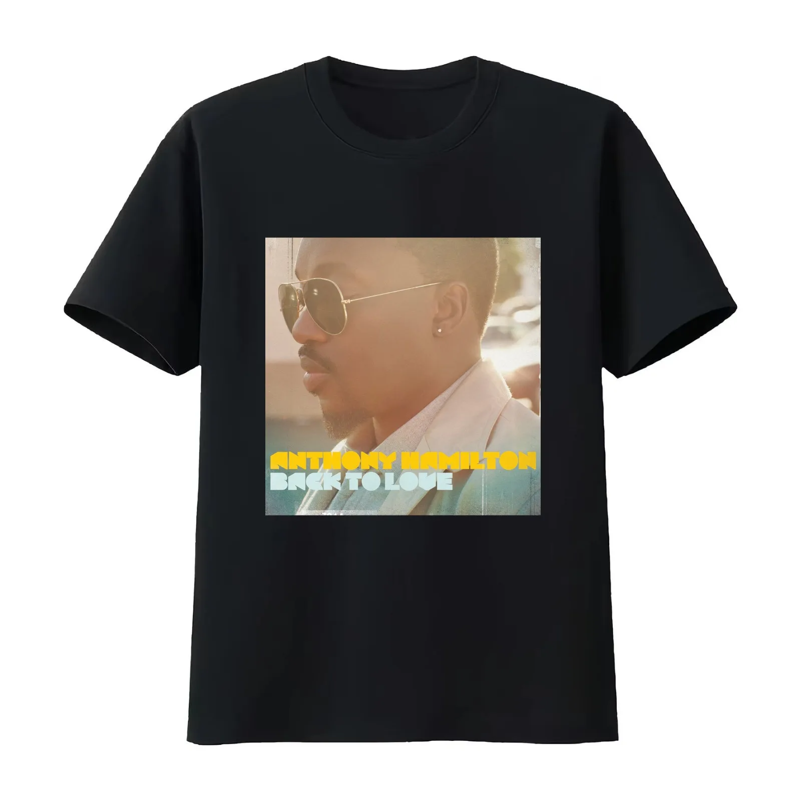 Anthony Hamilton back to love T-Shirt Summer Casual Cotton Tee Oversized Streetwear Tops Vintage Graphic Print 100% Cotton