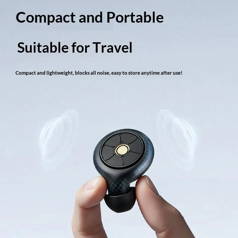 * 1 Set Reusable Silicone Earplugs Strong Sound Insulation Ear Plugs For Sleeping Noise Cancelling 50dB Noise Earplugs For Sleep