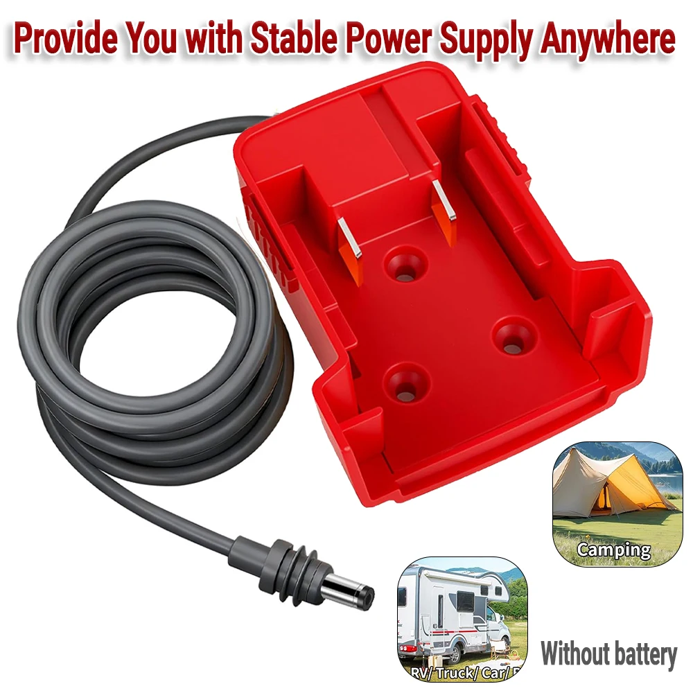 Cable Charger Adapter for Starlink Mini Compatible with For Milwaukee 18V Battery, DC Power Cable Cord Plug Accessories
