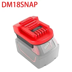 DM18SNAP Battery Converter for Milwaukee 18V Batteries for Dewalt 18V Batteries Converting To for Snap on 18V Battery Power Tool