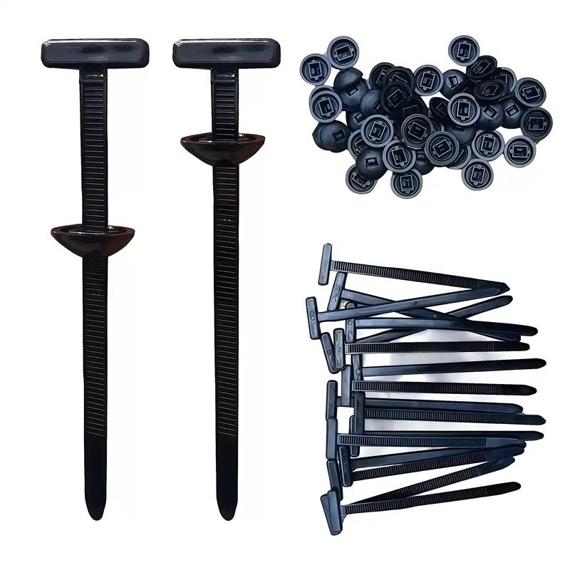 600/1Pcs Nylon Universal Cable Tie Buckle Heavy Duty Self-Locking Nylon Zip Ties Holder Multipurpose Plastic Cable Ties Tools