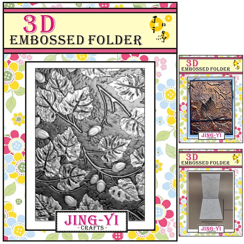 2024 Dies New 3d Embossing Folder Scrapbooking Tools Materials DIY Craft Supplies Photo Album Decor Card Background Making