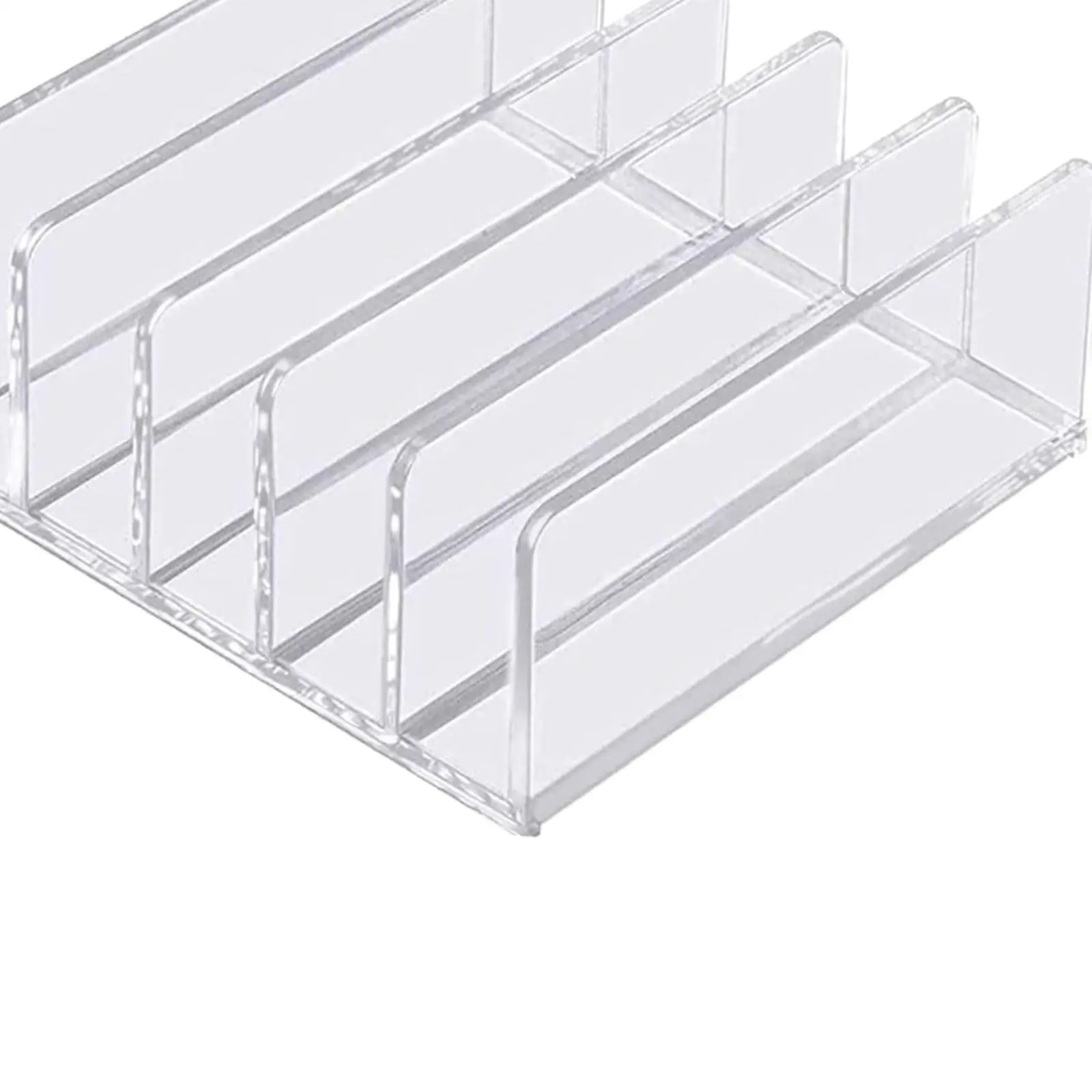 Bureau multifonction transparent à 5 compartiments, porte-fichier, porte-lettre pour document scolaire, cartes postales, lettres de bureau